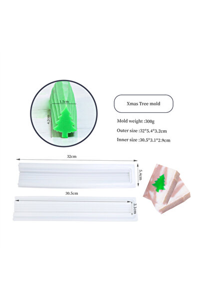 Choice27 Christmas tree mold 50 Style Various Shapes Silicone Soap Tube Mold ...