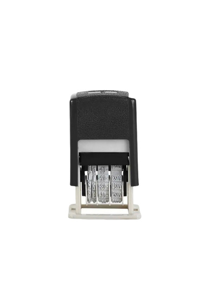 Choice1 black DIY Handle Account Date Stamps Stamping Automatic Ink Return Mi...