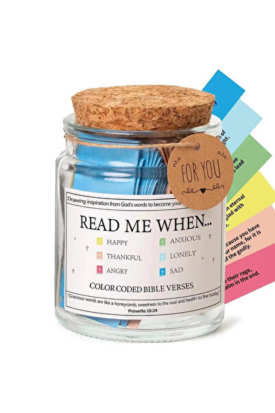 Choice A Style Bible Verses in Glass Jar Bible Verse Jar Spanish English Chri...