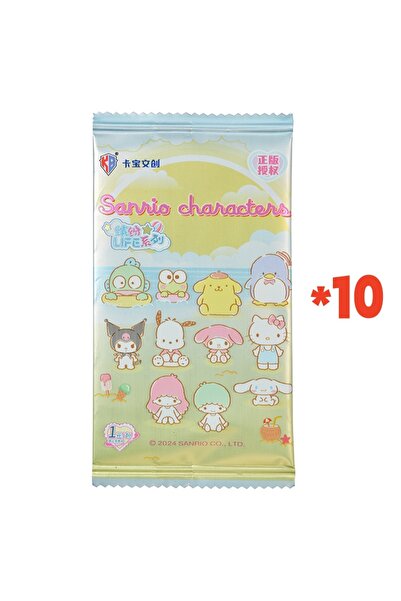 Choice20 ١٠ عبوات (٣٠ بطاقة) من كاباو، علبة أصلية، شخصيات أنمي سانريو، كورومي...