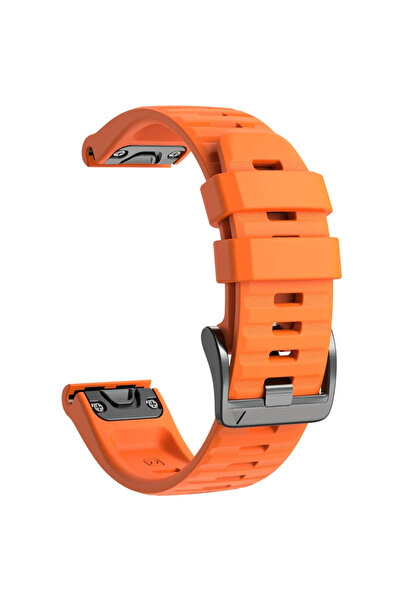 Choice47 1PCS QuickFit 22mm Orange Sport Silicone Strap for Fenix 8 Pro 47mm ...