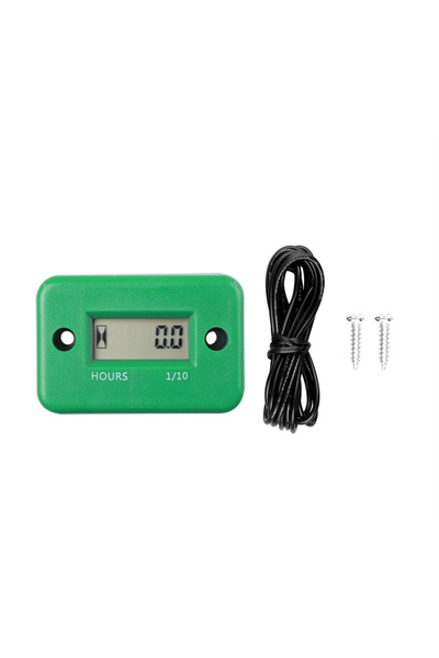 Choice5 عداد ساعات رقمي أخضر مقاوم للماء بشاشة LCD ومؤقت استقرائي للدراجات ال...