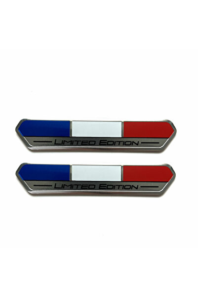 Choice1 B 2pc Limited Edition France National flag Aluminium Adhesive Emblem ...