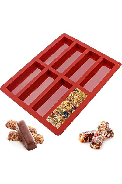 Choice1 Chocolate 8-Cavity Butter Mould, Granola Bar Mold, Rectangle Silicone...