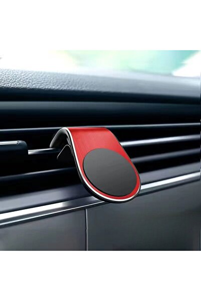 Choice1 Red 1pc 1Pc Magnet Car Mobile Phone Bracket L-shaped Car interior air...