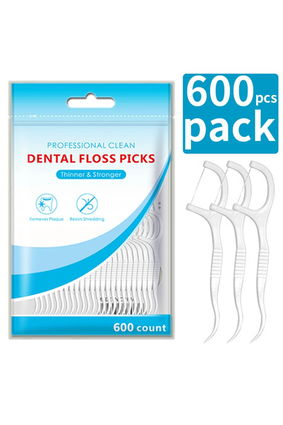 Choice1 C751-600 قطعة أدوات تنظيف الأسنان 150/300/600 قطعة خيط تنظيف الأسنان ...