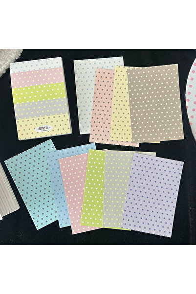 Choice3 04-1PCS A7 دفتر ملاحظات منقط قابل للتمزيق ذو وجهين، ورق سكرابوك، دفتر...