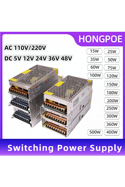 Choice1 5V5A 25W 100-240V Switching Power Supply DC 5V 12V 24V 36V 48V 15W-50...