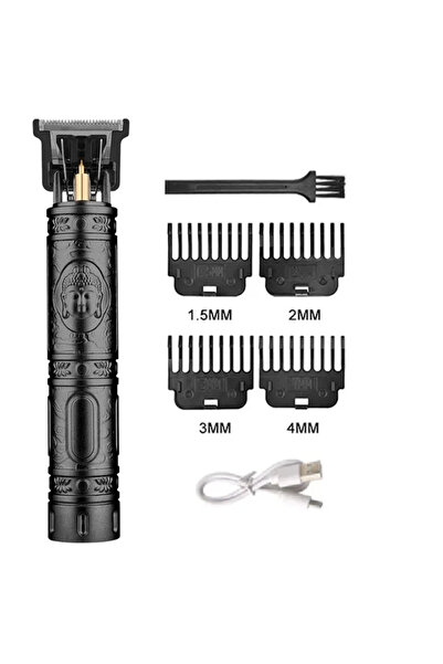 Choice 060-BlackBuddha Portable Hair Cutting Machine T9 Vintage Hair Clipper ...