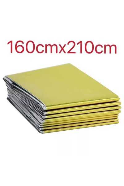 Choice3 Gold and silver 160*210CM Emergency Blanket Tear Resistant Windproof ...