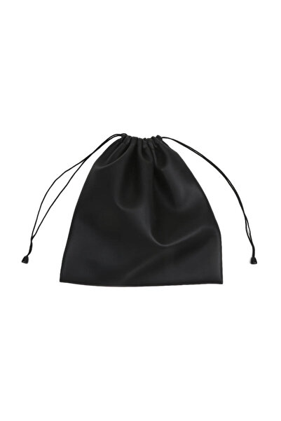 Choice S Black 1Pc Draw String Bag Headphone Bags Durable Black Dust-proof Dr...