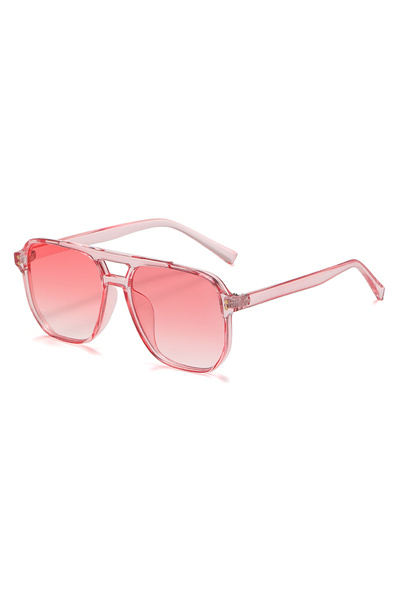 Choice3 gradient pink Hiking Classic Square Anti Light Glasses Gradient Doubl...