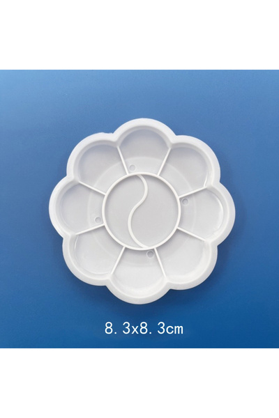 Choice5 MH S 1PC Painting Palette Reusable Clean Easily Plastic Paint Tray Ar...
