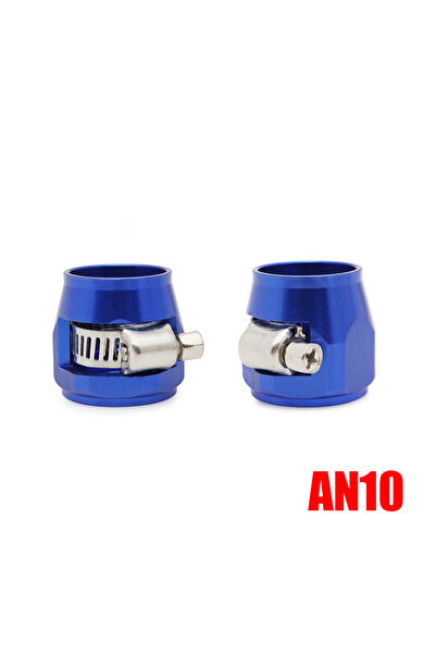 Choice1 AN10 blue 1lot=2pcs Hose Clamp AN4 AN6 AN8 AN10 AN12 End Fuel Pipe Cl...