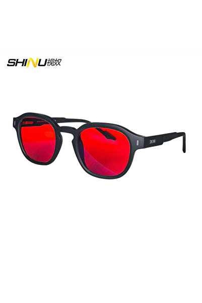Choice C1 red SHINU Anti Blue Light Glasses Sleep Better Red Lenses For Men O...