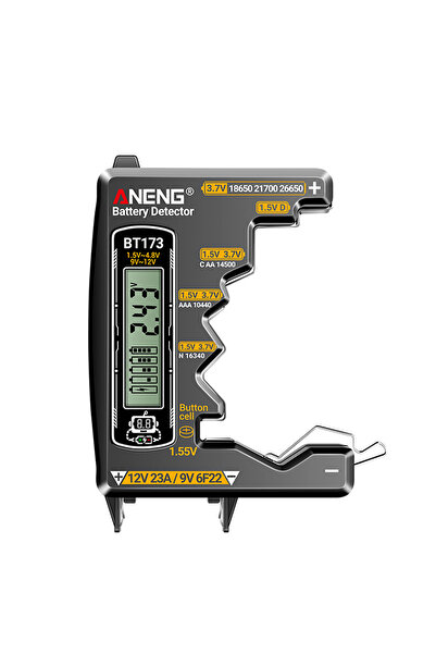 Choice Black Battery Voltage Tester ANENG BT173 Lithium Ion Batteries Bar/Val...