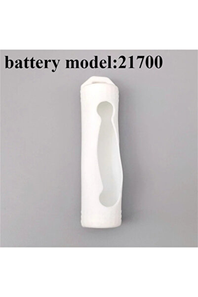 Choice8 1pc Silicone Case white-21700 1PC 18650 21700 Battery Silicone Sleeve...