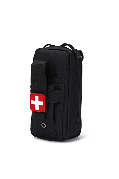 Choice7 Black bag First Aid Kit Tourniquet Medical Rescue EDC Pouch Gauze Sci...