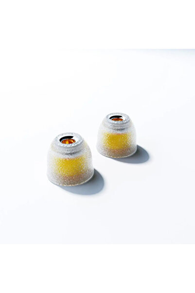 Choice8 Yellow-S-1pair TANGZU Tang Sancai Noble Eartips Liquid Silicone Hybri...
