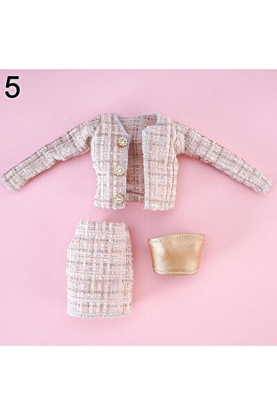 Choice 5 1/6 Doll Fashion Casual Clothes Winter Wear Elegant Coat Skirt Handm...
