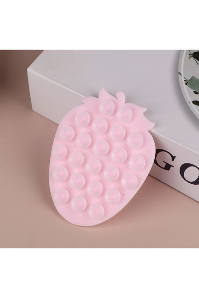 Choice4 Light pink Strawberry Designed Suction Mount; Portable Phone Stand Fo...
