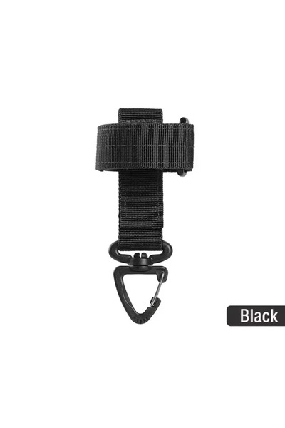 Choice Black Nylon Gloves Hook Outdoor Camping Tactical Climbing Rope Holder ...