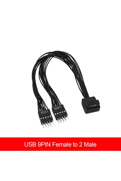 Choice1 كابل USB من RGEEK لتمديد الصوت عالي الدقة للوحة الأم، كابل مقسم على ش...