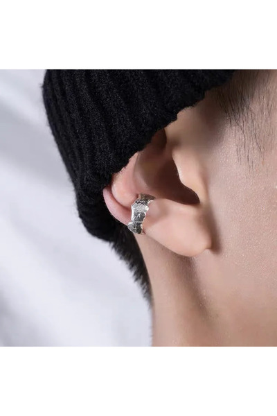 Choice 08 1 PC Korean Punk Stainless Steel No Pierced Pop Ear Clip Earrings f...