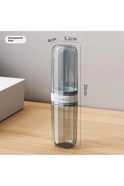 Choice Blue 1PC Toothbrush Travel Containers Transparent Portable Toothbrush ...