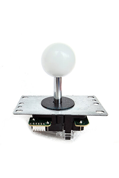 Choice WHITE Copy SANWA Joystick 5-Pin And 4 To 8 Way Square Restrictor For D...