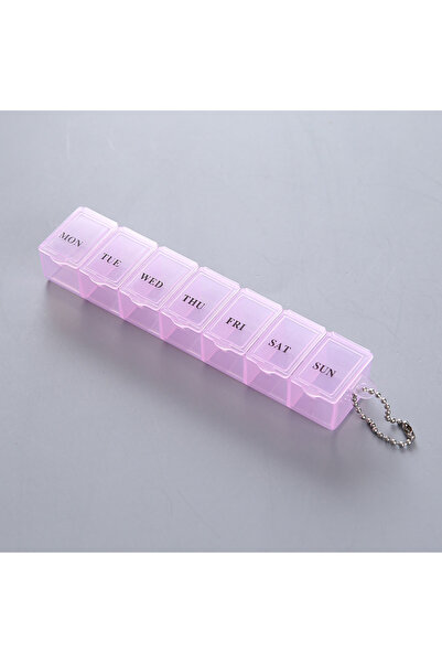 Choice1 Pink 7 Days Pill Medicine Box Weekly Tablet Holder Storage Organizer ...