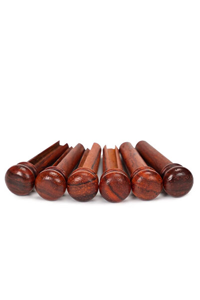 Choice Cocopolo Wood A Miwayer 6pcs Cocobolo Wood Acoustic Guitar Bridge Pins...
