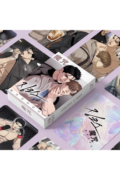 Choice B New Korean Comic Set Magic Spell Laser Lomo Card Manga Characters 3 ...