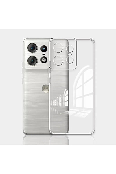 Choice جراب شفاف لهاتف Moto Edge 50 Pro، مصنوع من السيليكون الناعم الشفاف لحم...