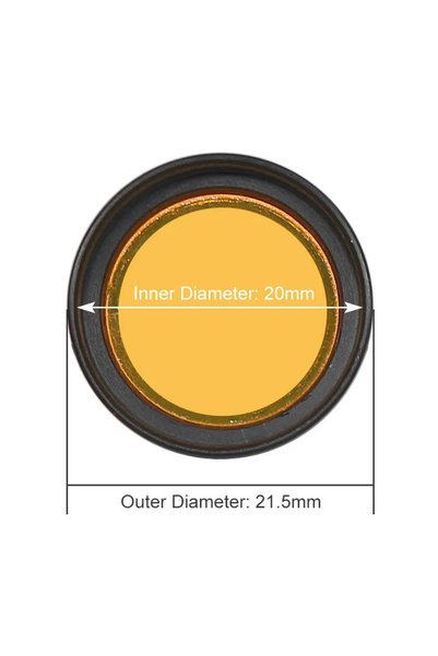 choice2 20mm Inner Diameter 16/18/20mm Dental LED Headlight Yellow Filter - A...