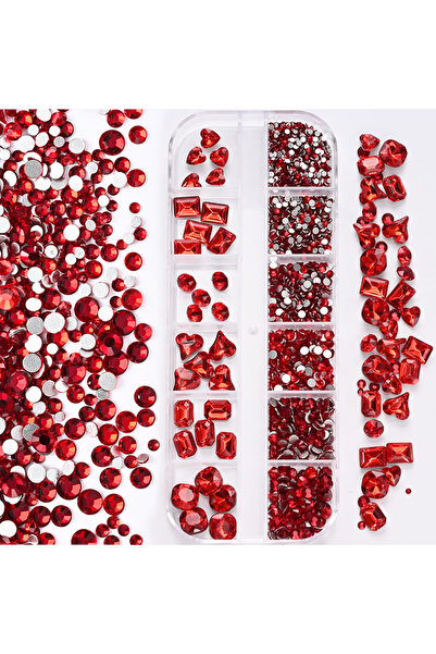 Choice PH253-3 1Box 3D Clear Nail Art Rhinestones 12Shapes Mixed Oval,Butterf...