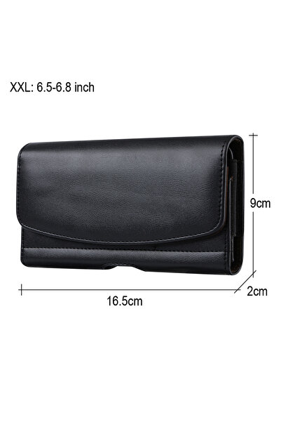 Choice XXL Universal Leather Phone Holster Belt Clip Case For iPhone 16 15 14...