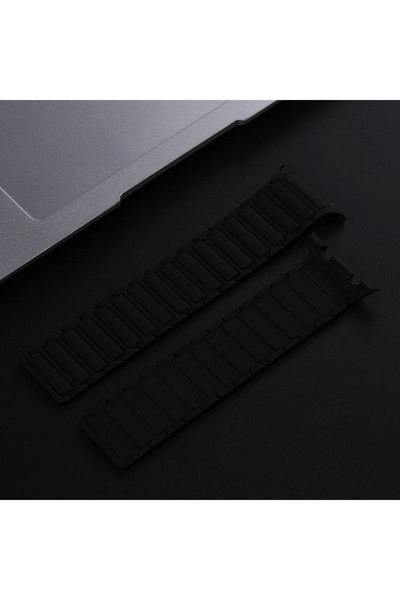 Choice26 Galaxy Watch 8 44mm Black No Gaps Magnetic Band For Watch 8 Classic ...