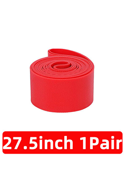Choice 27.5 2PCS 2PCS PVC Mountain Bike Tire Pads Red Puncture Resistant Inne...