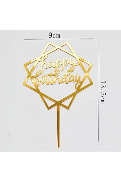 Choice8 10Pcs D 10/20Pcs 14cm Happy Birthday Cake Topper Acrylic Letter Cake ...