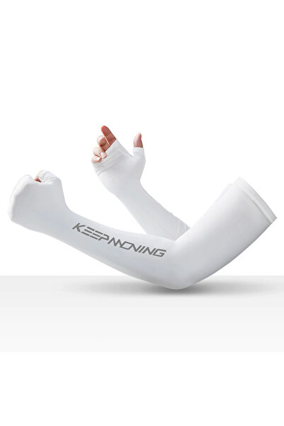 Choice White Camouflage Ice Silk Arm Sleeves for Men And Women Summer Cool Sp...