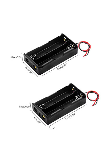Choice3 2pcs two 2pcs New 18650 Power Bank Cases 1X 2X 3X 4X 18650 Battery Ho...