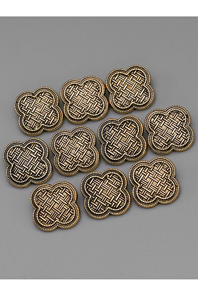 Choice1 20MM-10PCS 2 10pcs Gold Luxury Metal Shank Buttons for Clothing Coat ...