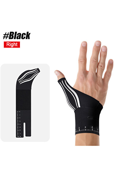 Choice Black-Right 1Pcs Ultra Thin Wrist Thumb Brace Support, Thumb Spica Spl...