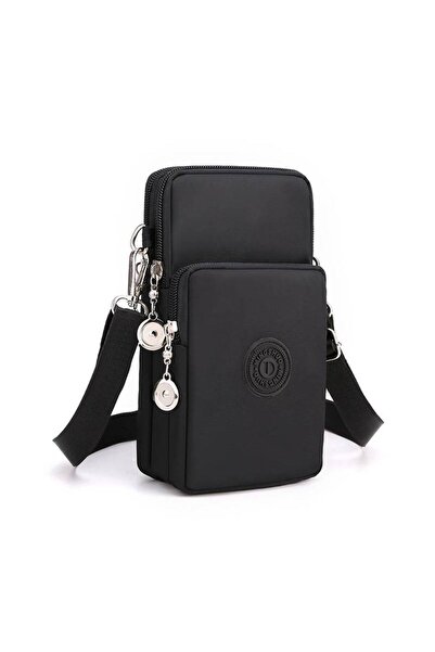 Choice7 black New Mobile Phone Bag Large Capacity Multi-Functional Fashion Si...