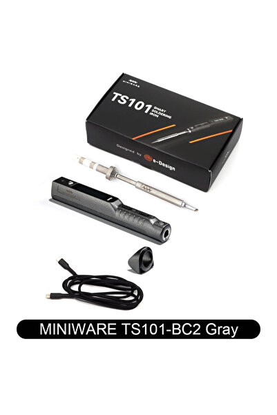 Choice MINIWARE TS-BC2 Gray Original MINIWARE TS101 Soldering Iron Portable A...