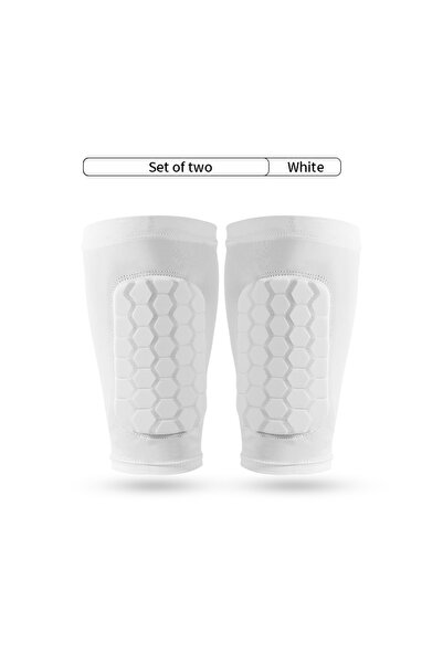 Choice XL Ivory Mini football shin guard covers - Built-in mini shin guard co...