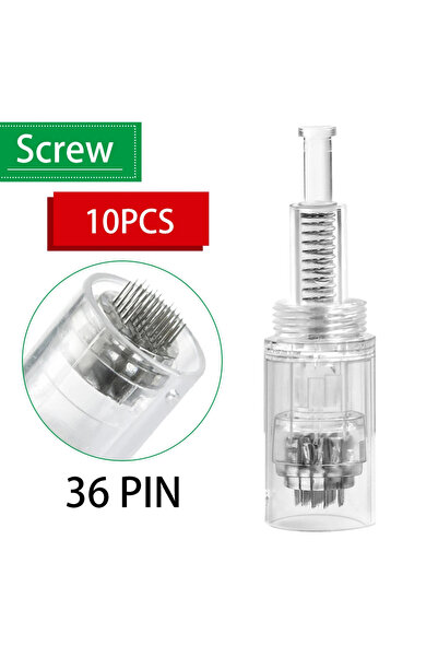 Choice 10 pcs Screw 36pin 10PCS Dr. Imp Pen Needle Cartridges Bayonet Screw 9...