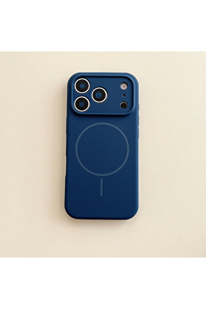 choice2 iPhone17 Pro Dark Blue For Magsafe Magnetic Wireless Charging Solid C...