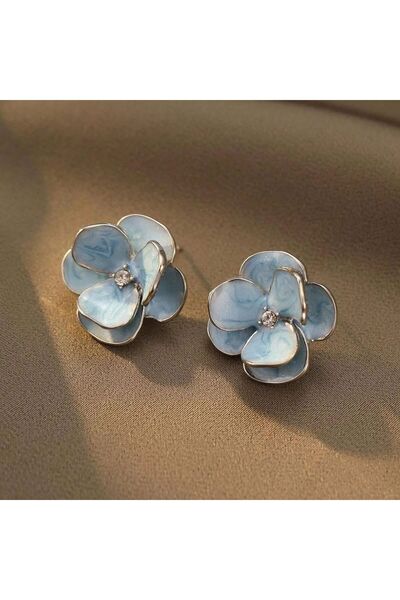 Choice AEH70252 Fashion Jewelry Sweet Design Spring/Summer Blue Pink Enamel F...